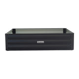 Wallaroo Garden Bed 120 x 90 x 30cm Galvanized Steel - Black - Extra Image