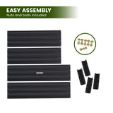 Wallaroo Garden Bed 120 x 90 x 30cm Galvanized Steel - Black - Extra Image