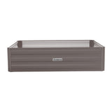 Wallaroo Garden Bed 120 x 90 x 30cm Galvanized Steel - Grey - Extra Image
