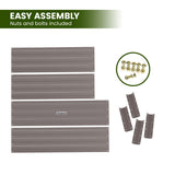 Wallaroo Garden Bed 120 x 90 x 30cm Galvanized Steel - Grey - Extra Image