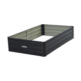 Wallaroo 150 x 90 x 30cm Galvanized Steel Garden Bed - Black - Extra Image