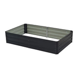 Wallaroo 150 x 90 x 30cm Galvanized Steel Garden Bed - Black - Extra Image