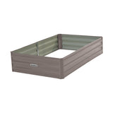 Wallaroo Garden Bed 150 x 90 x 30cm Galvanized Steel - Grey - Extra Image