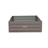Wallaroo Garden Bed 150 x 90 x 30cm Galvanized Steel - Grey - Extra Image