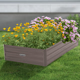Wallaroo Garden Bed 150 x 90 x 30cm Galvanized Steel - Grey - Extra Image