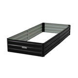 Wallaroo Garden Bed 210 x 90 x 30cm Galvanized Steel - Black - Extra Image