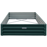 Wallaroo Garden Bed 240 x 120 x 30cm Galvanized Steel - Green - Extra Image