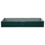 Wallaroo Garden Bed 240 x 120 x 30cm Galvanized Steel - Green - Extra Image