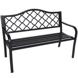 Wallaroo Steel Outdoor Garden Bench - Elegant - Extra Image