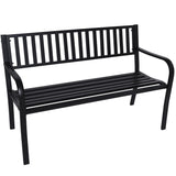 Wallaroo Steel Outdoor Garden Bench - Modern - Extra Image