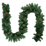 Christabelle Yuletide Glow Prelit Christmas Garland - 274cm - Front View