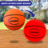 Kahuna Basketball L.E.D Glow Light Up Trampoline Ball - Rear View
