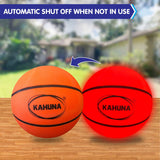 Kahuna Basketball L.E.D Glow Light Up Trampoline Ball - Close-Up Angle