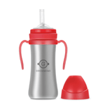 Grosmimi Dark Stainless Straw Cup 300ml White - Extra Image