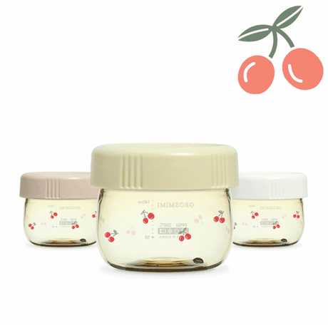 Grosmimi PPSU Baby Food Jar Set-CHERRISH EDITION 150ml-1954803141899849728