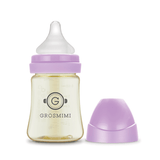 Grosmimi PPSU Feeding Bottle 200ml (Newborn) Red - Front View