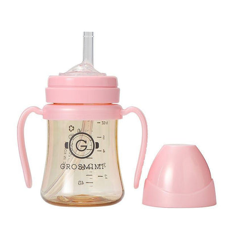Grosmimi PPSU Straw Cup 200ml Charcoal-2006733470772105222