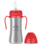 Grosmimi Stainless Straw Cup 200ml Silver-2006733468586872832