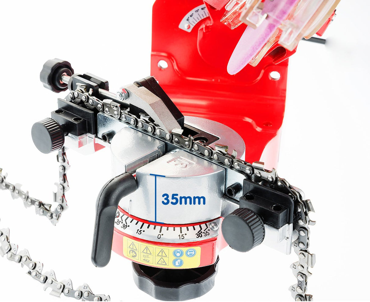 Chainsaw Chain Sharpener Electric Alloy Chain Saw Grinder Bench Tool