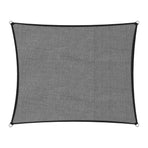 Wallaroo 2.5 x 2.5 Shade Sail 280GSM Outdoor Sun Shade Canopy Grey Square Cloth