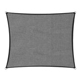 Wallaroo Outdoor Sun Shade Sail Canopy Grey Rectangle 4 x 6M - Close-Up Angle