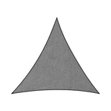 Wallaroo Outdoor Sun Shade Sail Canopy Grey Triangle 7 x 7 x 7M - Close-Up Angle