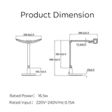 Happy NocNoc LED Eye Protection Desk Lamp - Close-Up Angle