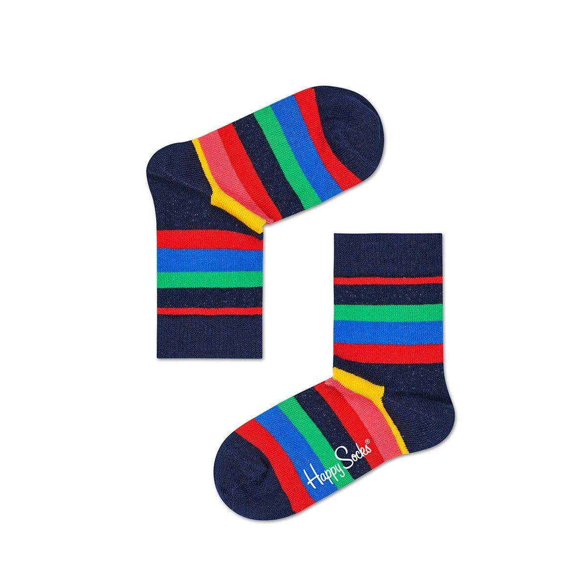 Happy Sock Kids Stripe SockSize 2-3Yrs-1954803111851855872