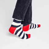 Happy Socks adult Stripe Sock Size 36-40 - Front View