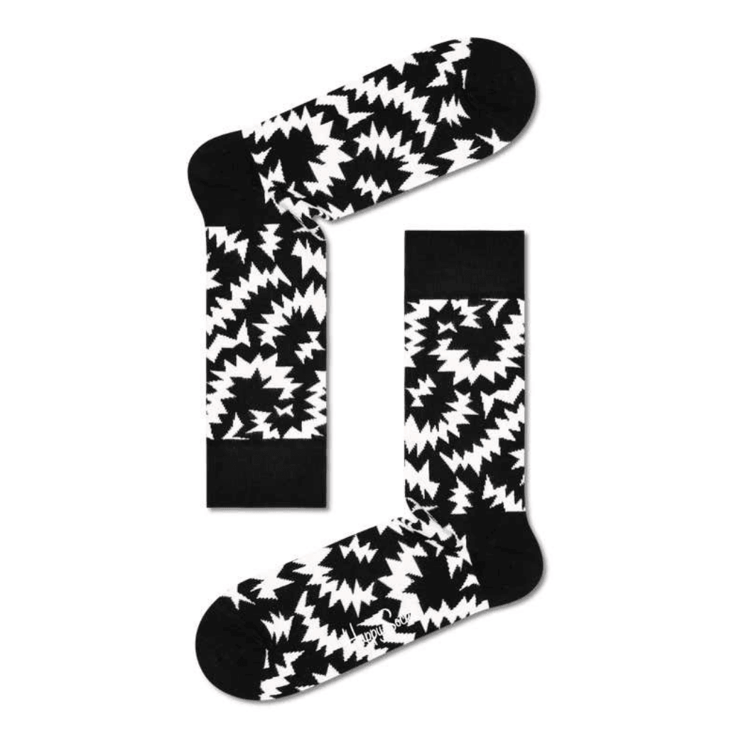 Happy Socks adult Zig Zag Sock Size 36-40-1954803109628874752
