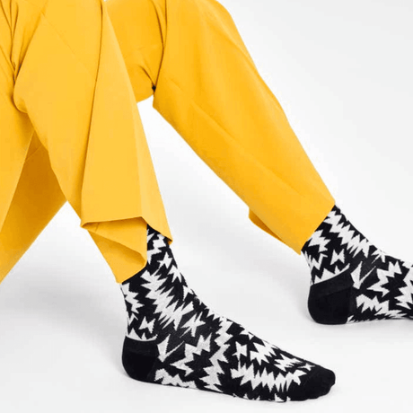 Happy Socks adult Zig Zag Sock Size 36-40-1954803109628874754