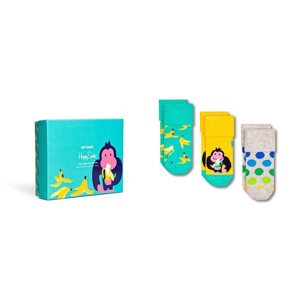 Happy Socks Baby Socks ?In The Jungle? Pack 0-6M-1954803112330006528