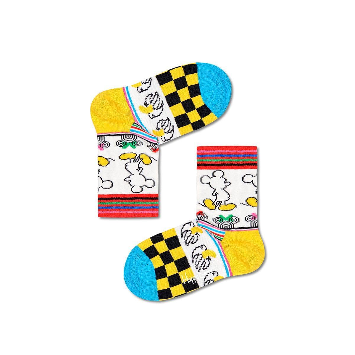 Happy Socks Disney Kids Sunny Sketch Sock  Size 4-6Yrs-1954803110778114048