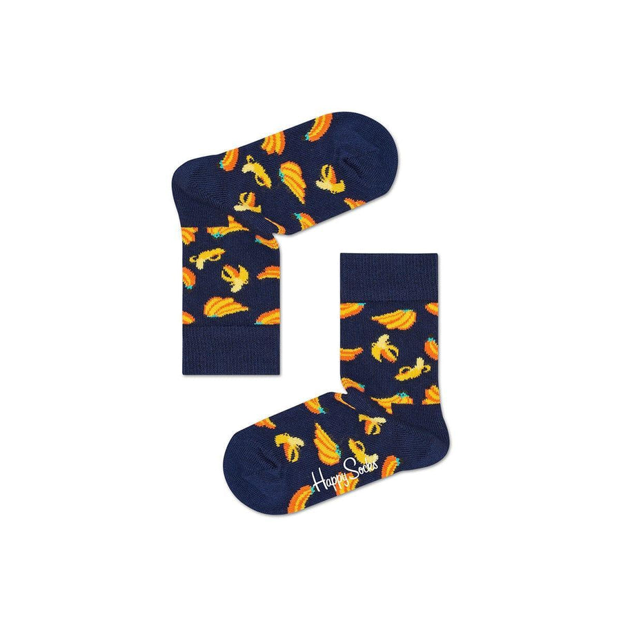 Happy Socks Kids Dark Banana Sock 2-3Yrs-2006733334151041024
