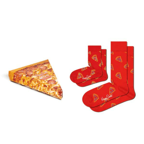 Happy Socks Pizza Socks Mini & Me 2 Pack 41/0-12M-1954803039147790336