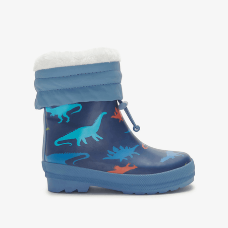 Hatley Dinosaur Silhouettes Sherpa Lined Kids Rain Boots Size 9-1954803043123990528