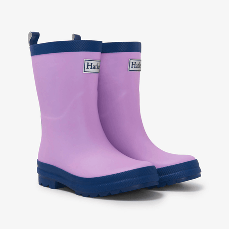HATLEY Matte Kids Rain Boots | Lalic & Navy size 8-2006733338320179200
