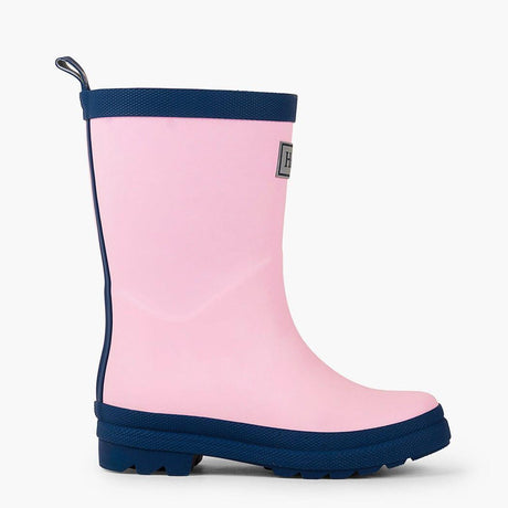 HATLEY Matte Kids Rain Boots | Pink & Navy size 5-2006733330728488960