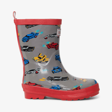 HATLEY Shiny Kids Rain Boots | Cars size 12-2006733331525406720