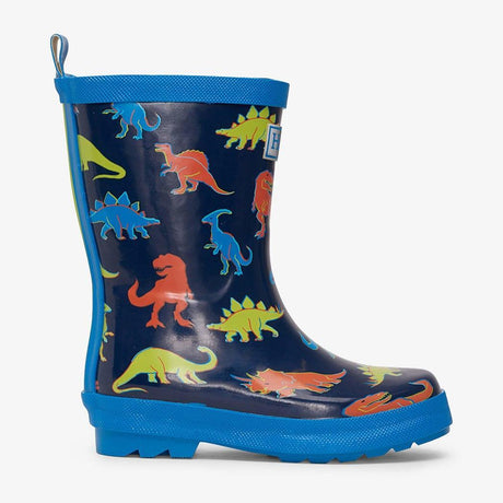 HATLEY Shiny Kids Rain Boots | Linework Dinos size 3-1954803036786397186