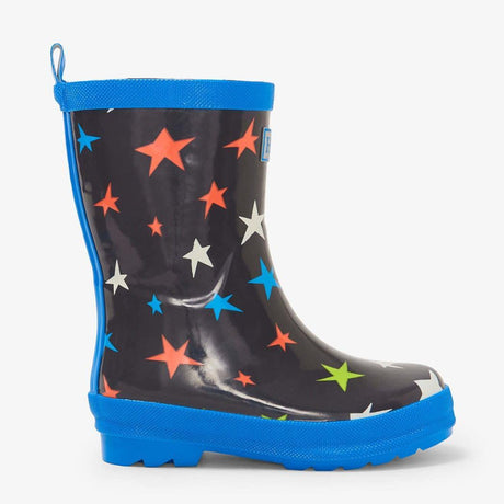 HATLEY Shiny Kids Rain Boots | Ombre Stars size 7-2006733332313935872
