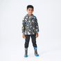 HATLEY Shiny Kids Rain Boots | Ombre Stars size 6