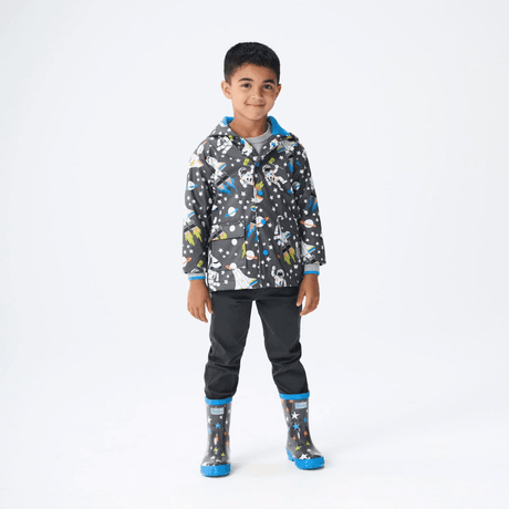HATLEY Shiny Kids Rain Boots | Ombre Stars size 8-2006733332477513729