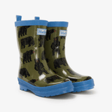HATLEY Shiny Kids Rain Boots | Wild Bear size 5-2006733337691033600