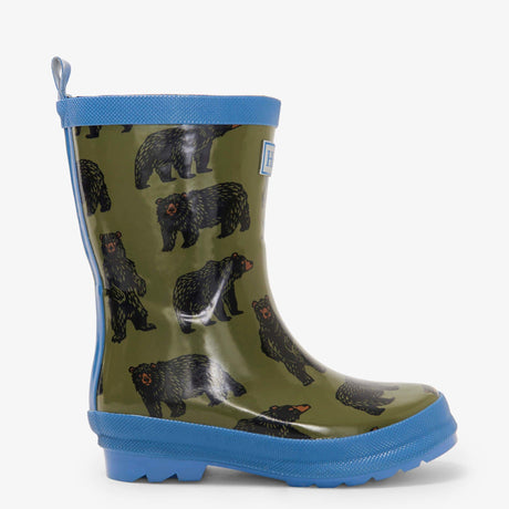 HATLEY Shiny Kids Rain Boots | Wild Bear size 6-1954803042591313920
