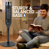 Pronti Electric Tower Heater 2000W Ceramic Portable Remote - Black - Extra Image