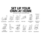 Powertrain Multi Station Home Gym with 165lb Weights and Dumbbells
