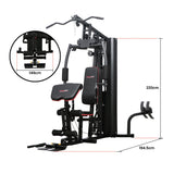 Powertrain JX-89 Multi Station Home Gym 68kg Weight Cable Machine