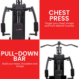 Powertrain JX-89 Multi Station Home Gym 68kg Weight Cable Machine