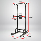 Powertrain Multi Station Home Gym Chin-up Pull-up Tower - Rear View